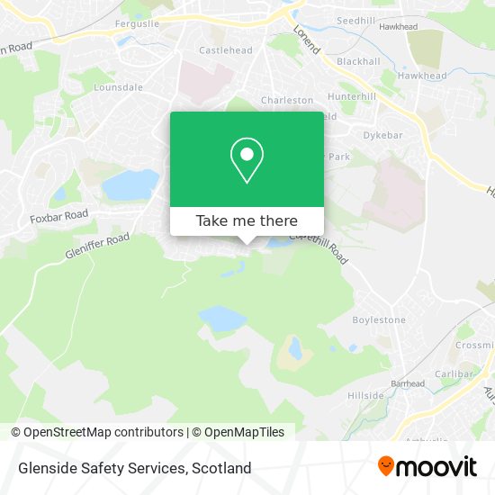 Glenside Safety Services map