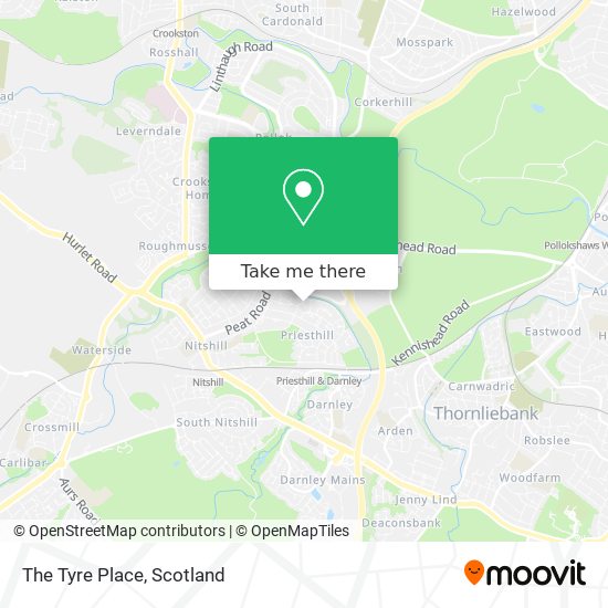 The Tyre Place map