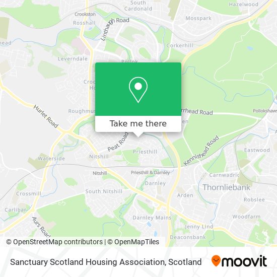 Sanctuary Scotland Housing Association map