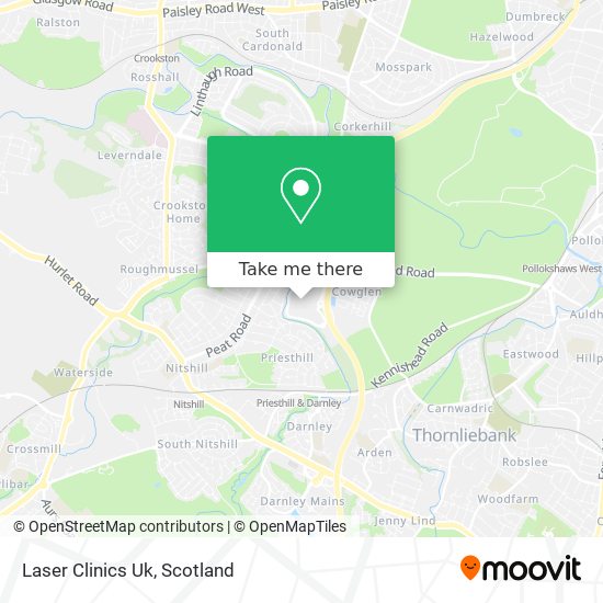 Laser Clinics Uk map