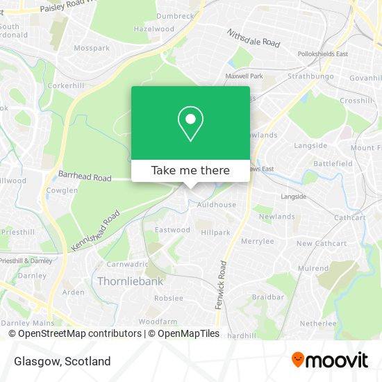 Glasgow map