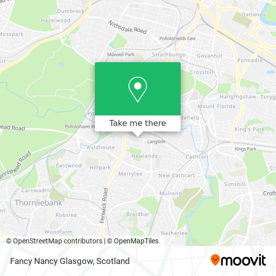 Fancy Nancy Glasgow map