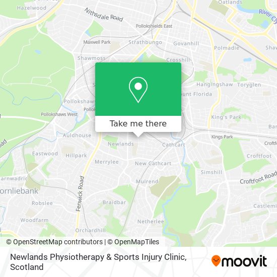 Newlands Physiotherapy & Sports Injury Clinic map