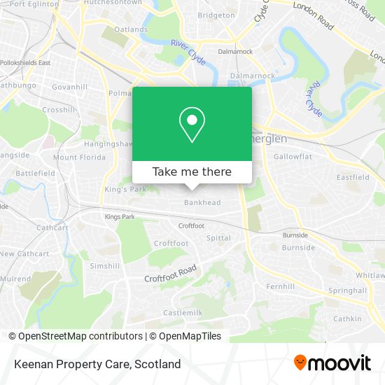 Keenan Property Care map