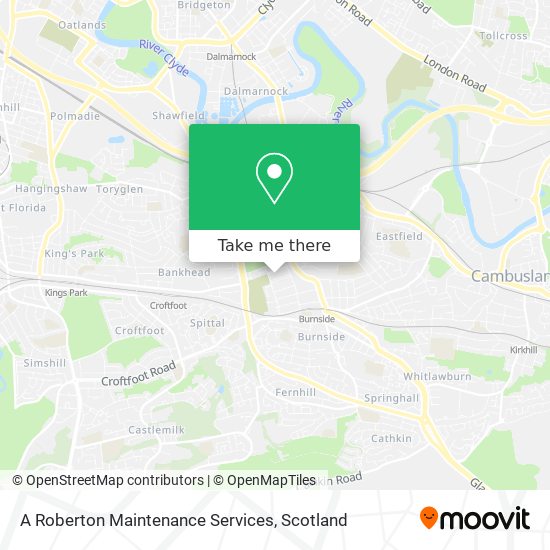 A Roberton Maintenance Services map
