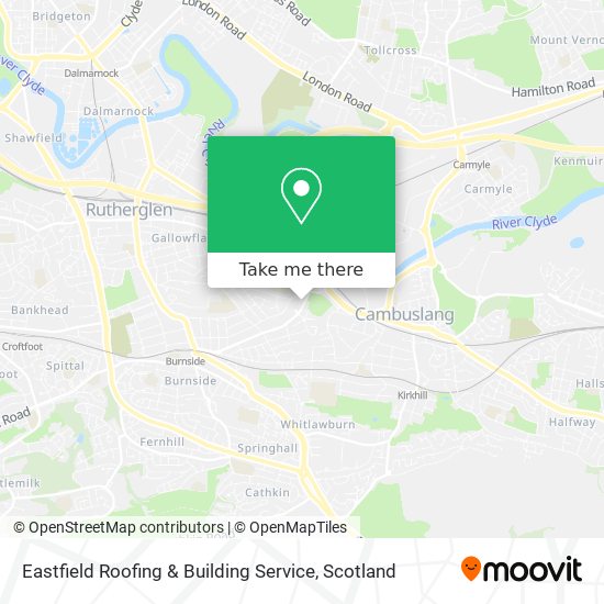 Eastfield Roofing & Building Service map