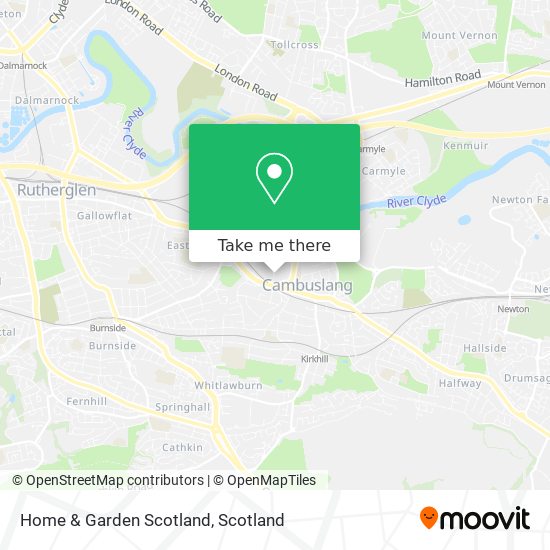 Home & Garden Scotland map