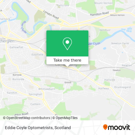 Eddie Coyle Optometrists map