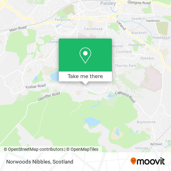 Norwoods Nibbles map