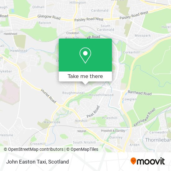 John Easton Taxi map