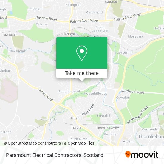 Paramount Electrical Contractors map