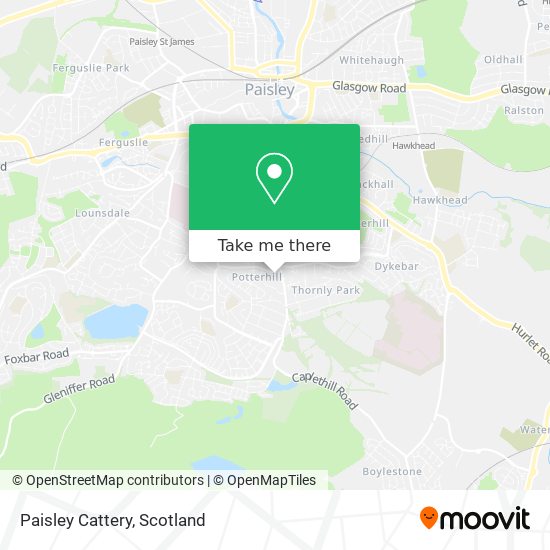 Paisley Cattery map