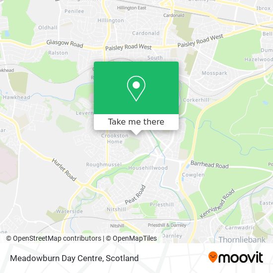 Meadowburn Day Centre map