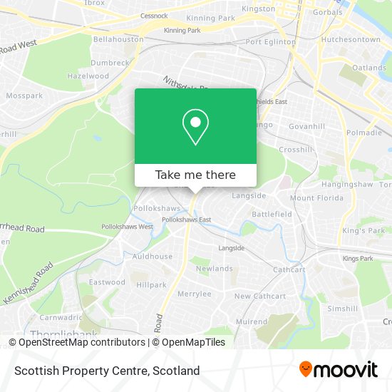 Scottish Property Centre map