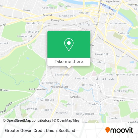 Greater Govan Credit Union map