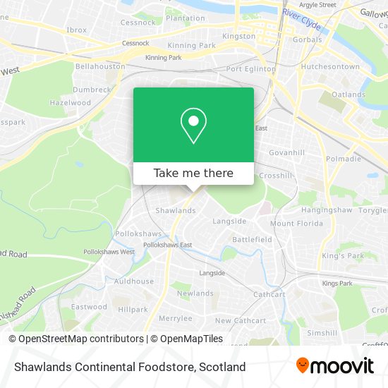 Shawlands Continental Foodstore map