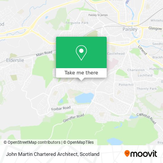 John Martin Chartered Architect map