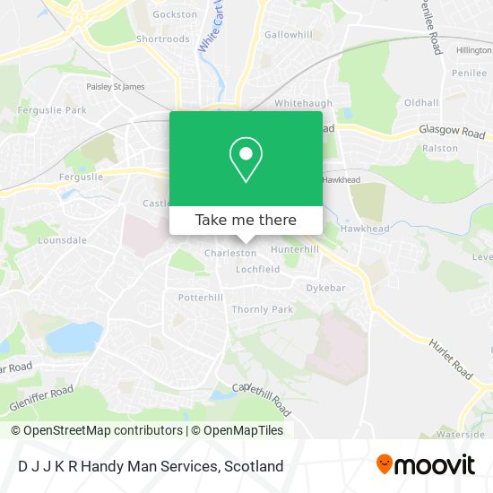 D J J K R Handy Man Services map