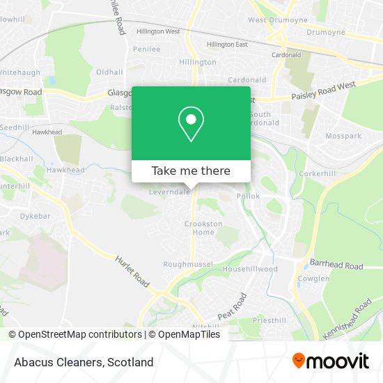 Abacus Cleaners map