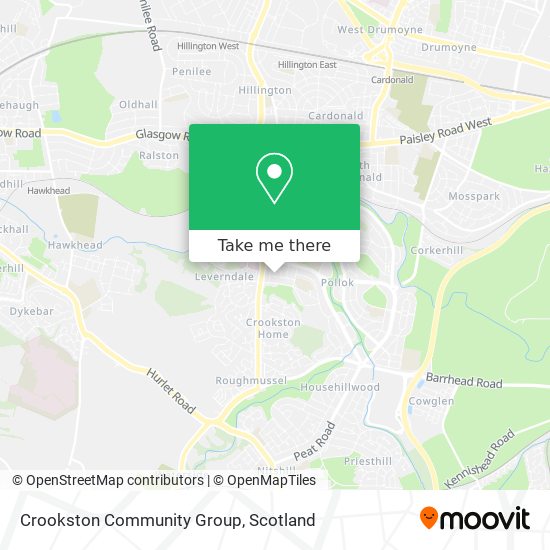 Crookston Community Group map