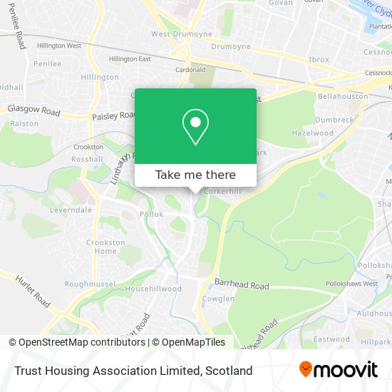Trust Housing Association Limited map