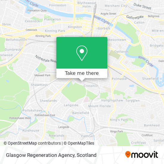 Glasgow Regeneration Agency map