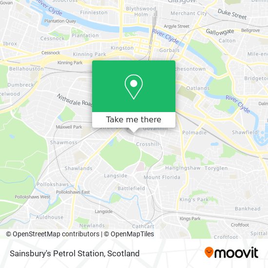 Sainsbury's Petrol Station map