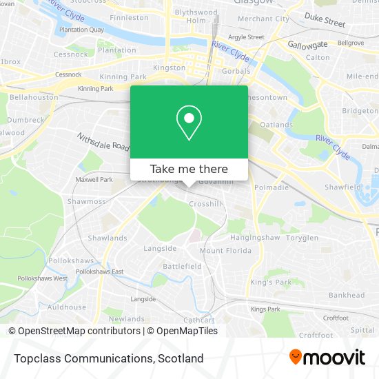 Topclass Communications map