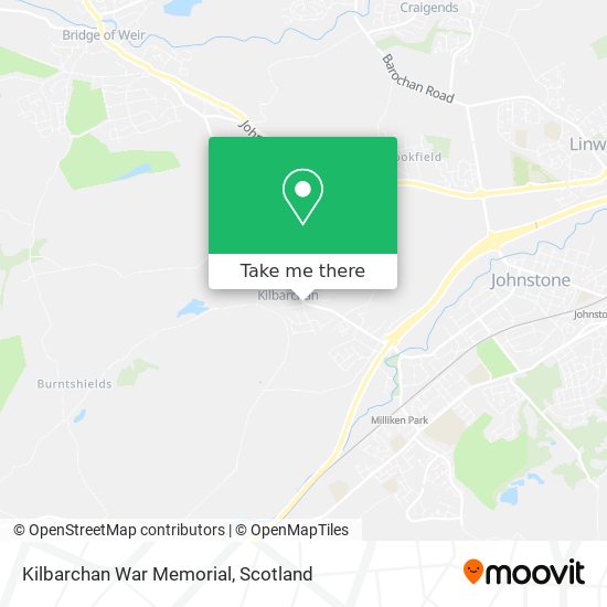 Kilbarchan War Memorial map