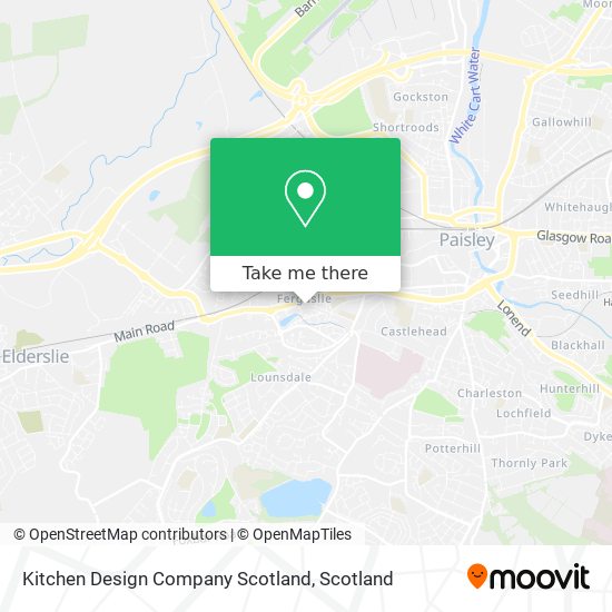 Kitchen Design Company Scotland map