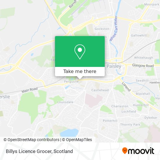 Billys Licence Grocer map