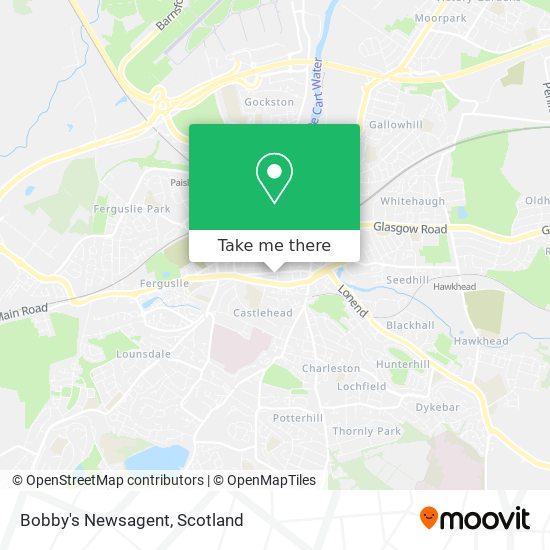Bobby's Newsagent map