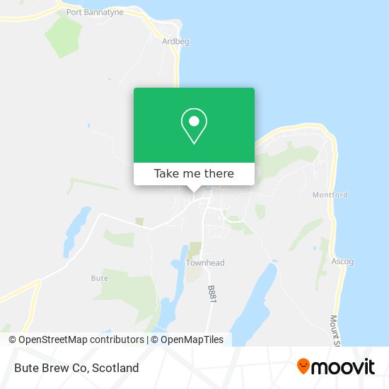 Bute Brew Co map