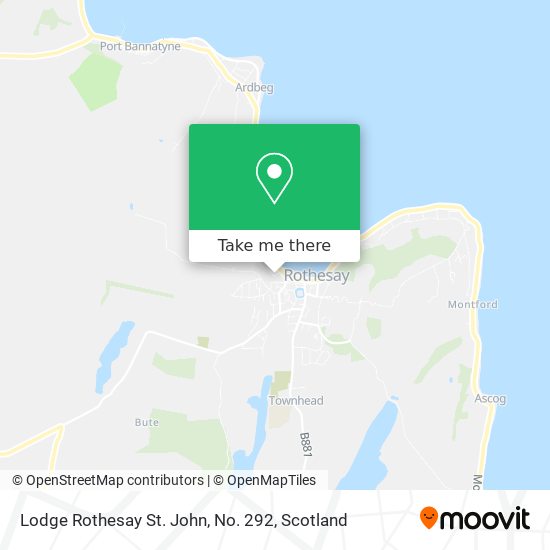 Lodge Rothesay St. John, No. 292 map