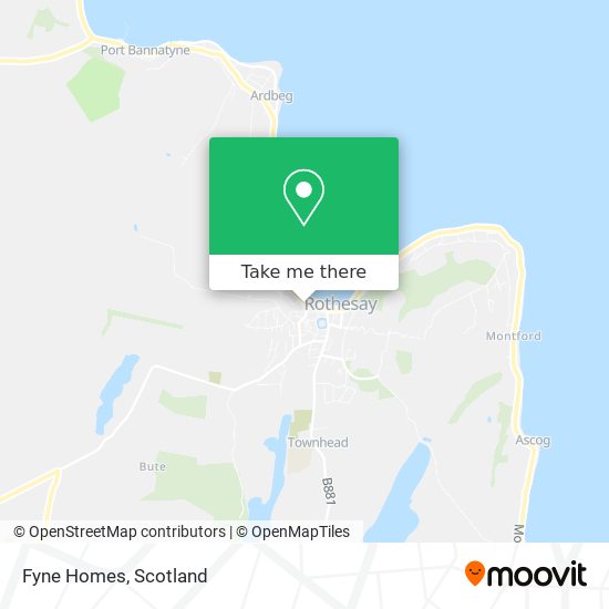 Fyne Homes map