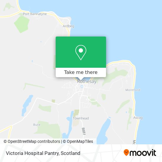 Victoria Hospital Pantry map