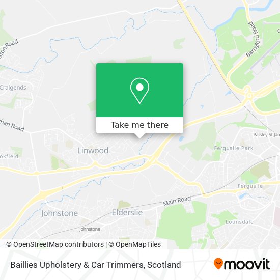 Baillies Upholstery & Car Trimmers map