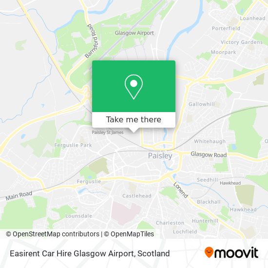 Easirent Car Hire Glasgow Airport map