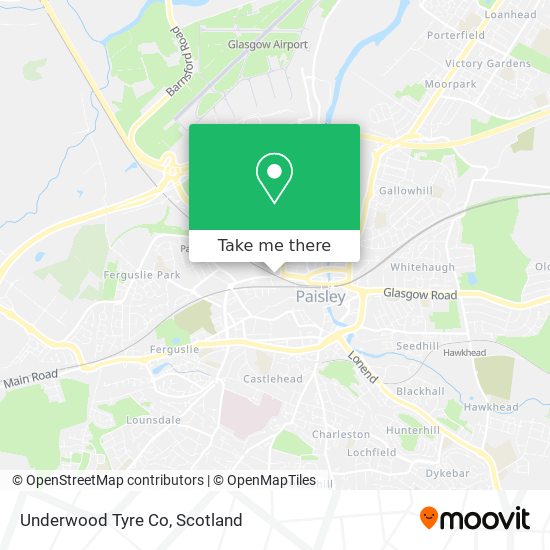 Underwood Tyre Co map