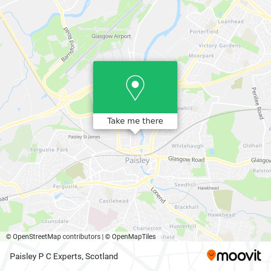 Paisley P C Experts map