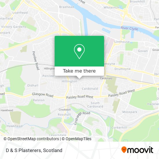 D & S Plasterers map