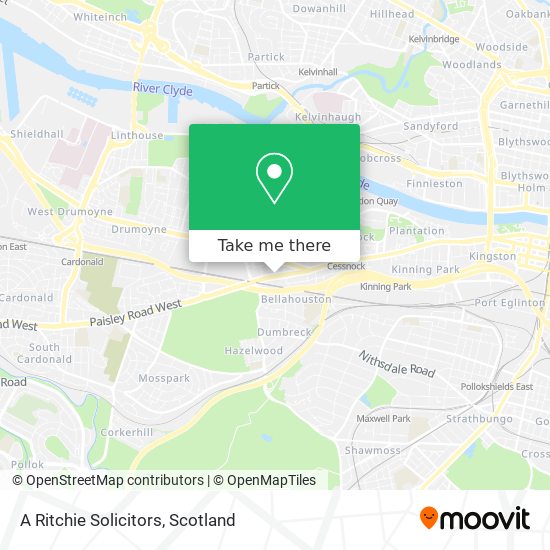 A Ritchie Solicitors map