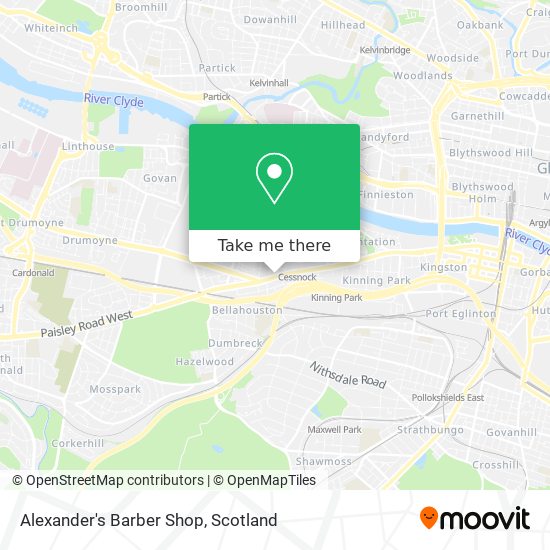 Alexander's Barber Shop map