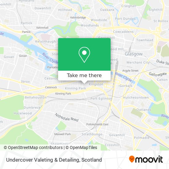 Undercover Valeting & Detailing map