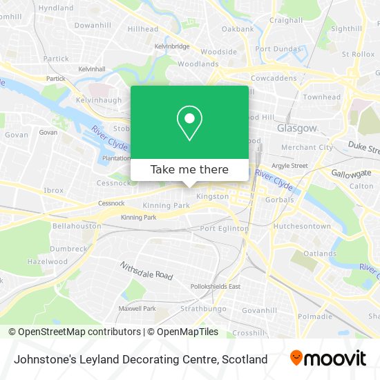 Johnstone's Leyland Decorating Centre map