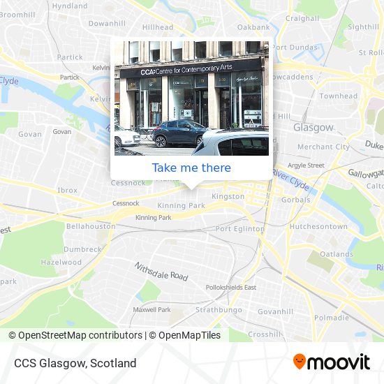 CCS Glasgow map