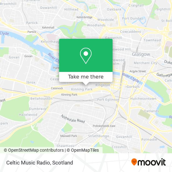 Celtic Music Radio map
