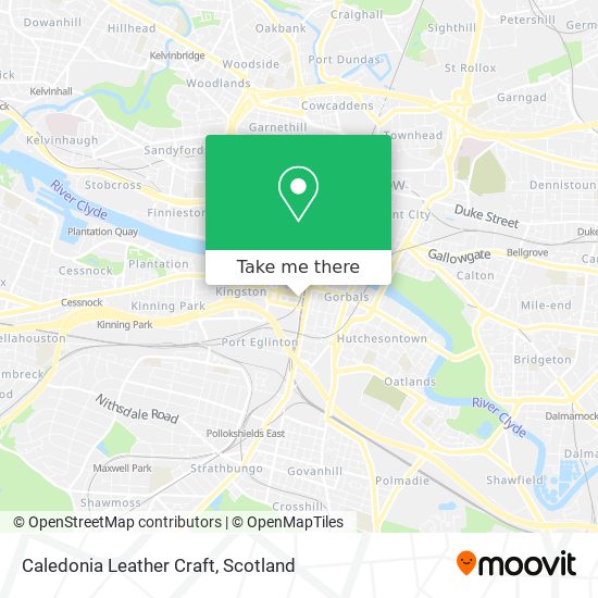 Caledonia Leather Craft map