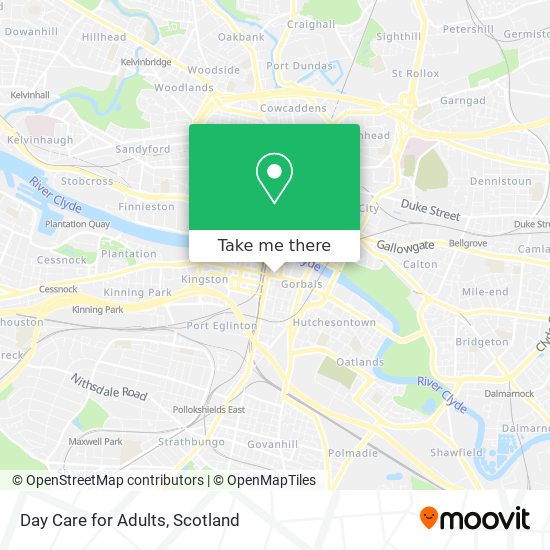 Day Care for Adults map