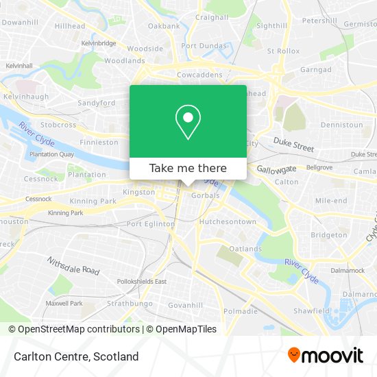 Carlton Centre map
